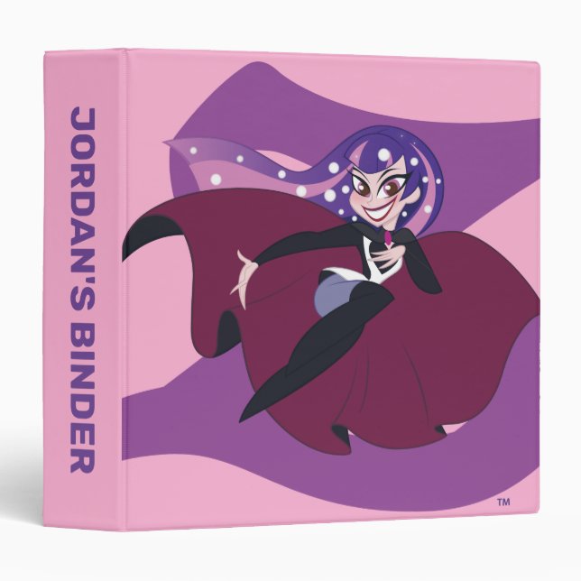 DC Super Hero Girls Zatanna 3 Ring Binder (Front/Spine)