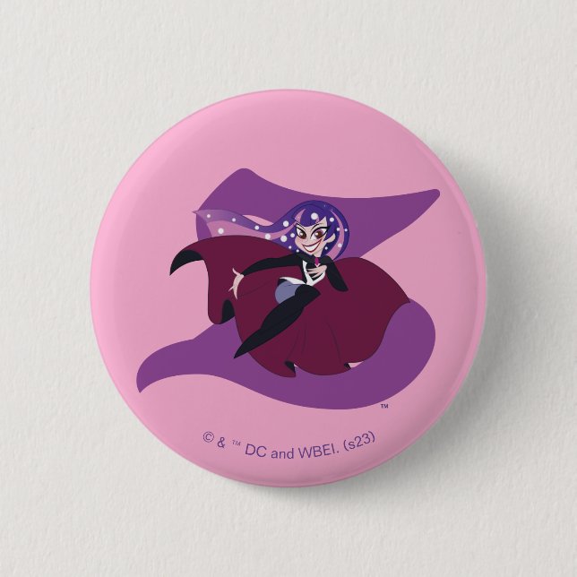 DC Super Hero Girls Zatanna Button (Front)