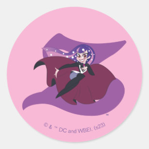 DC Super Hero Girls Zatanna Classic Round Sticker