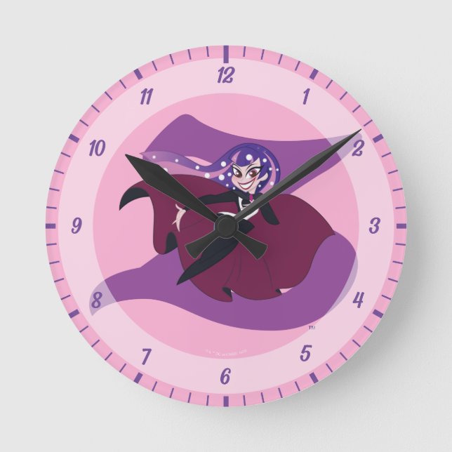 DC Super Hero Girls Zatanna Round Clock (Front)