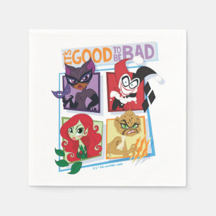 DC Super Villain Girls It's Good To Be Bad Napkins