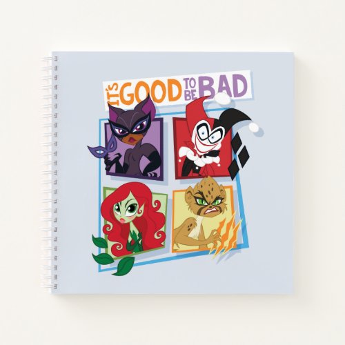 DC Super Villain Girls Its Good To Be Bad Notebook