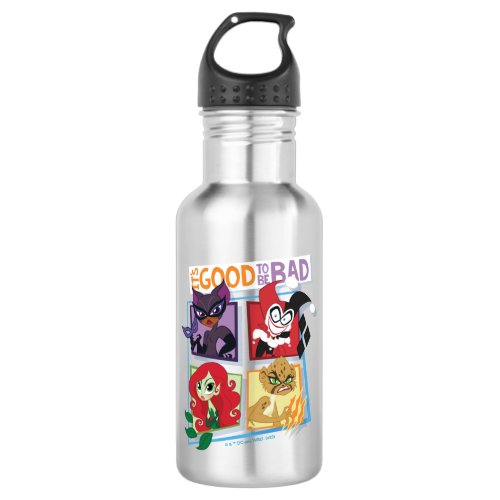 DC Super Villain Girls Its Good To Be Bad Stainless Steel Water Bottle