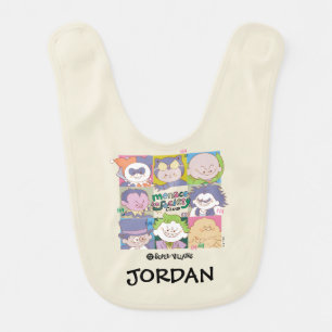 DC Super-Villain Menace To Society Club Graphic Baby Bib