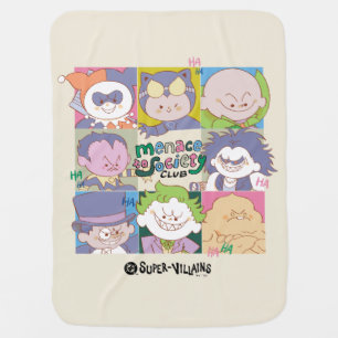 DC Super-Villain Menace To Society Club Graphic Baby Blanket
