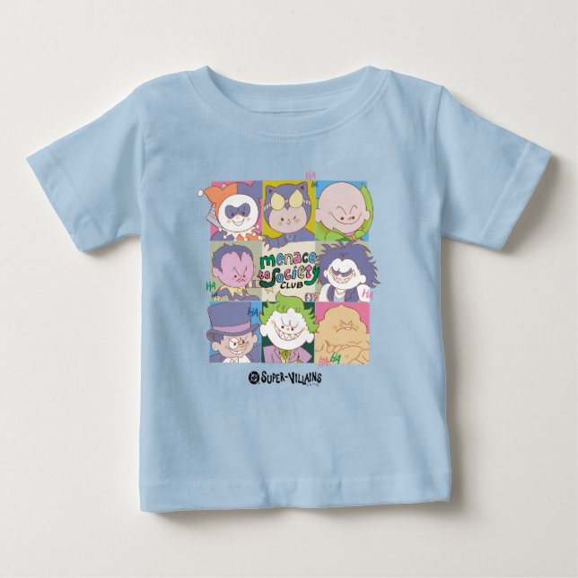 DC Super-Villain Menace To Society Club Graphic Baby T-Shirt (Front)