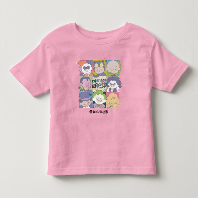DC Super-Villain Menace To Society Club Graphic Toddler T-shirt (Front)