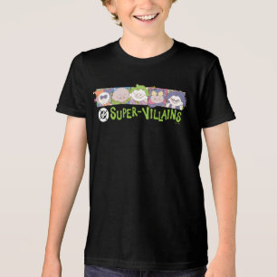 DC Super-Villains Cartoon Lineup Tri-Blend Shirt