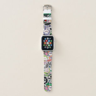 DC Super-Villains Cartoon Pattern Apple Watch Band