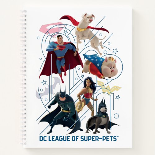 DC Trinity Heroes  Super_Pets Notebook