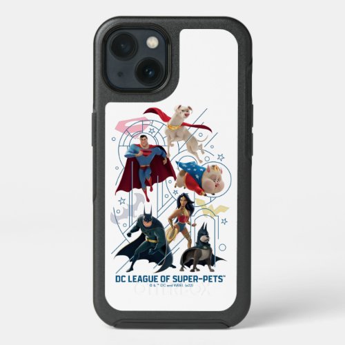 DC Trinity Heroes  Super_Pets iPhone 13 Case