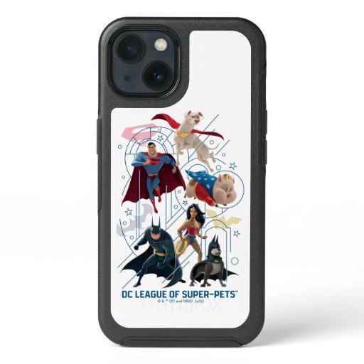 DC Trinity Heroes & Super-Pets iPhone 13 Case