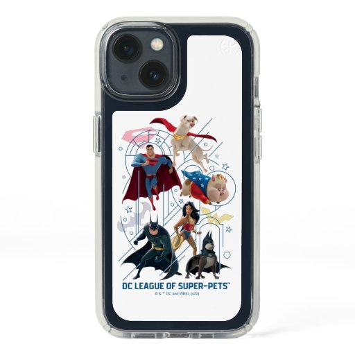 DC Trinity Heroes & Super-Pets Speck iPhone 13 Case