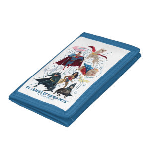 DC Trinity Heroes & Super-Pets Tri-fold Wallet