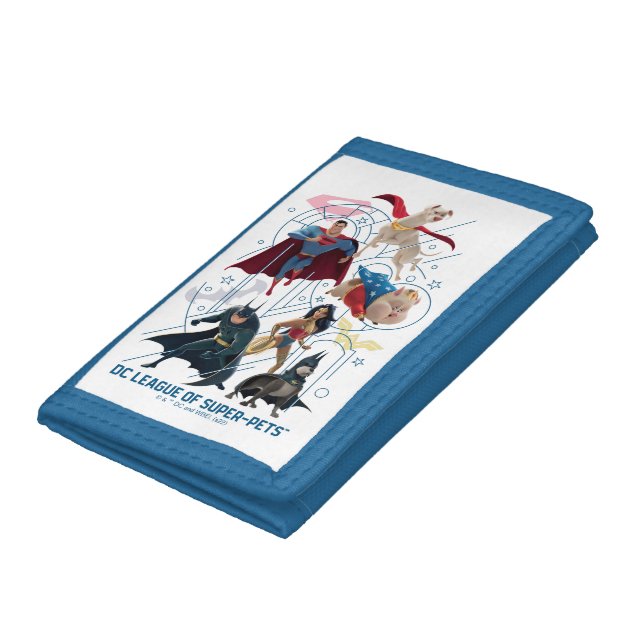 DC Trinity Heroes & Super-Pets Tri-fold Wallet (Bottom)