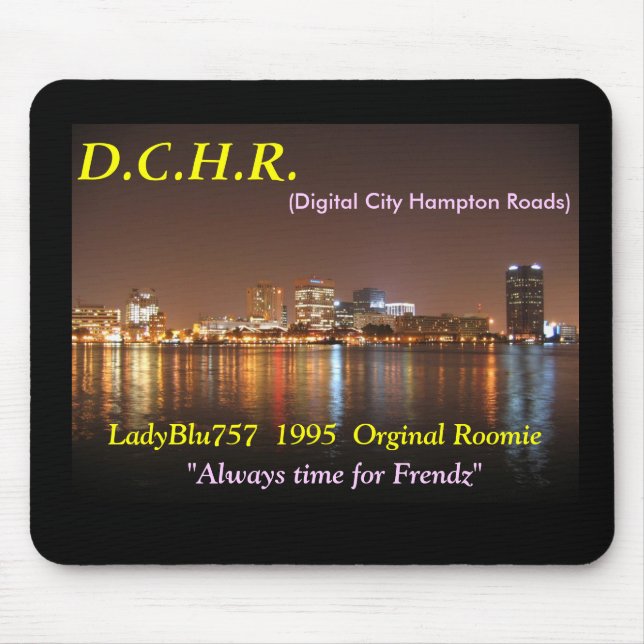 DCHR LadyBlu mousepad (Front)