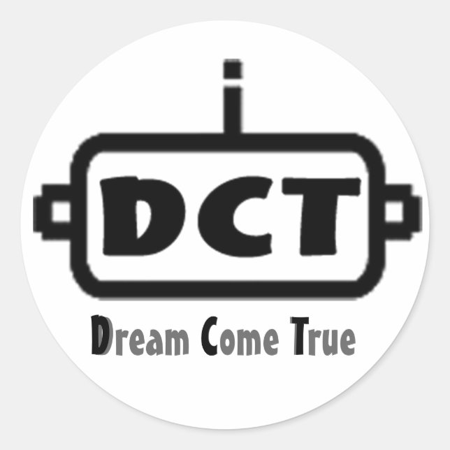 DCT logo Classic Round Sticker (Front)