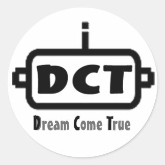 DCT logo Classic Round Sticker