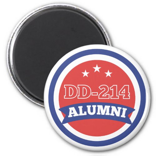 DD_214 Alumni Army Veteran Military Retirement Magnet