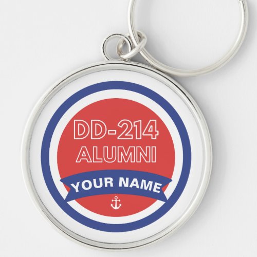 DD_214 Alumni Navy Retirement Keychain