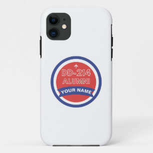 DD-214 Alumni Personalized Airforce Retirement  iPhone 11 Case