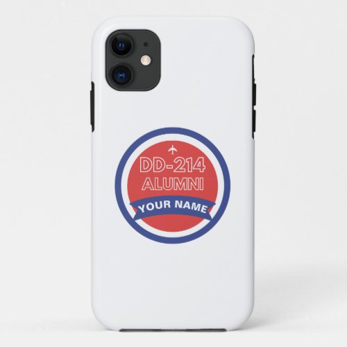 DD_214 Alumni Personalized Airforce Retirement  iPhone 11 Case