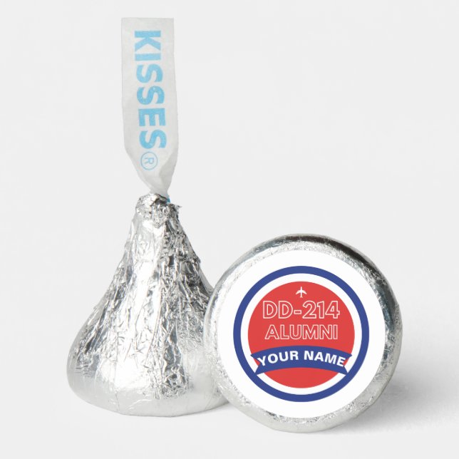 DD-214 Alumni Personalized Airforce Retirement  Hershey®'s Kisses® (Front)