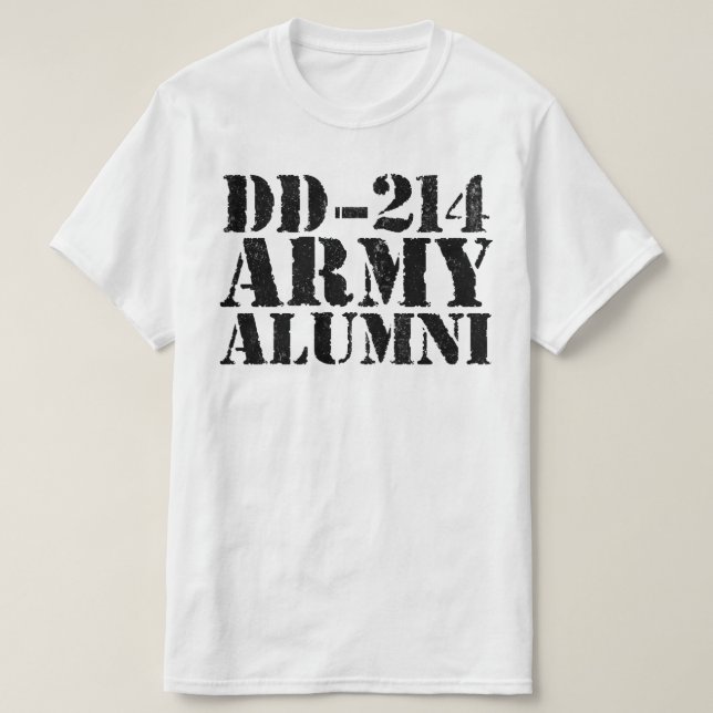 dd-214 army alumni T-Shirt (Design Front)