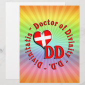 DD CIRCULAR ACRONYM LOGO DOCTOR OF DIVINITY (Front/Back)