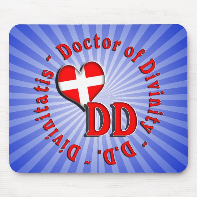 DD CIRCULAR ACRONYM LOGO DOCTOR OF DIVINITY MOUSE PAD (Front)