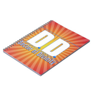 DD Doctor of Divinity Acronym LOGO Notebook
