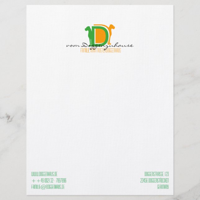 DD Series Letterhead (Front)