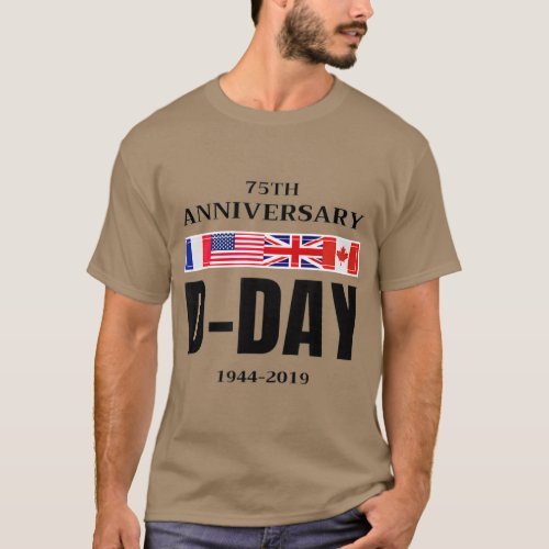 DDay Normandy Landing 75th Anniversary Men Women G T_Shirt