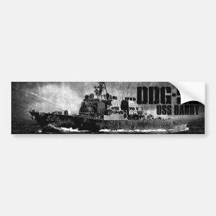 DDG-52 Barry Bumper Sticker
