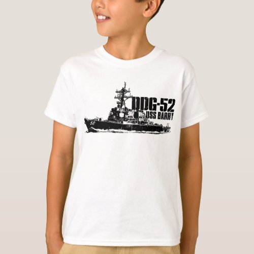 DDG_52 Barry Kids Basic Hanes Tagless ComfortSof T_Shirt