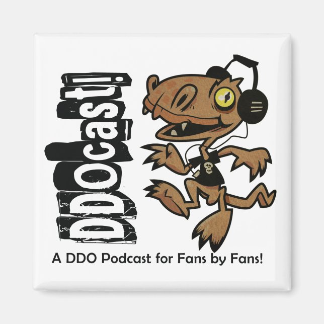DDOcast Snagz Mascot Magnet (Front)