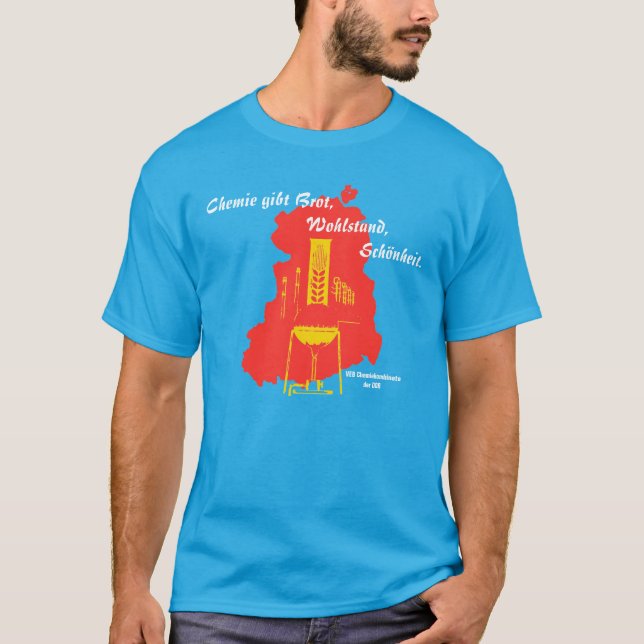 DDR. Advertising Design VEB Chemiecombinate T-Shirt (Front)