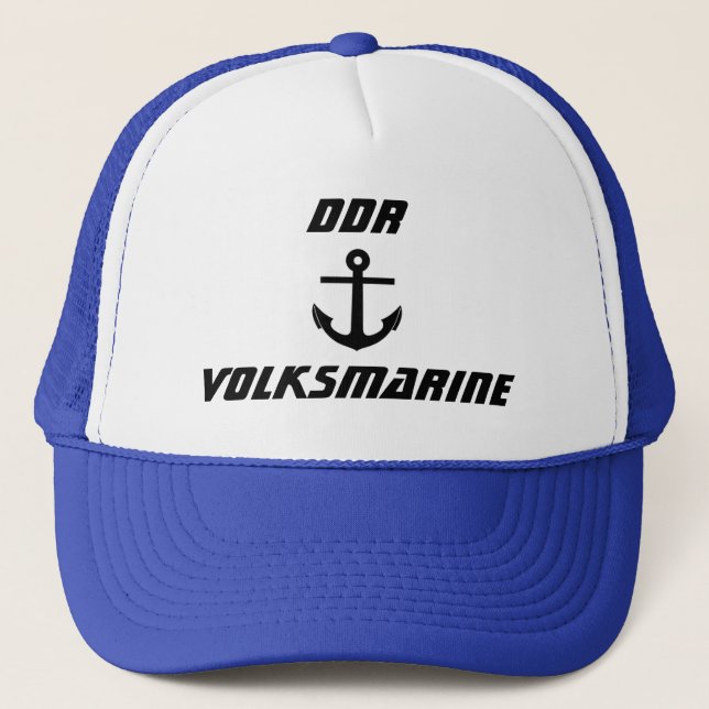 DDR Volksmarine, East German Navy Trucker Hat (Front)