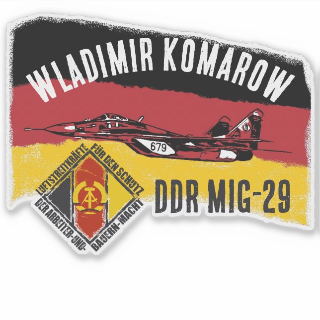 DDT MIG 29 STICKER (Front)