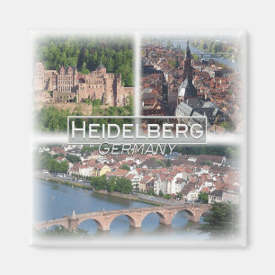 DE0104 Europe, Germany, Heidelberg, Fridge Magnet