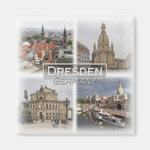 DE0107 Europe, Germany, Saxony, Dresden, Fridge Magnet