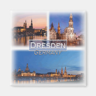 DE0108 Europe, Germany, Saxony, Dresden, Fridge Magnet