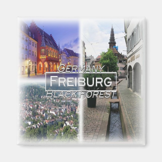 DE0116 Europe, Germany, Black Forest, Freiburg,  Magnet (Front)