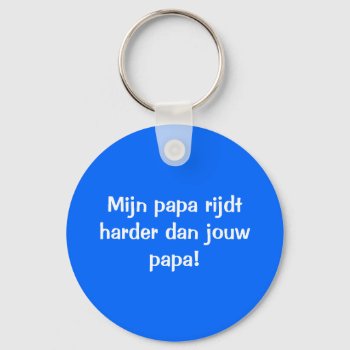 De Beste Papa Sleutelhanger Keychain by 4aapjes at Zazzle