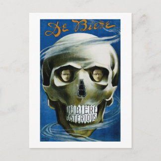 De Biere Magic Skull Postcard