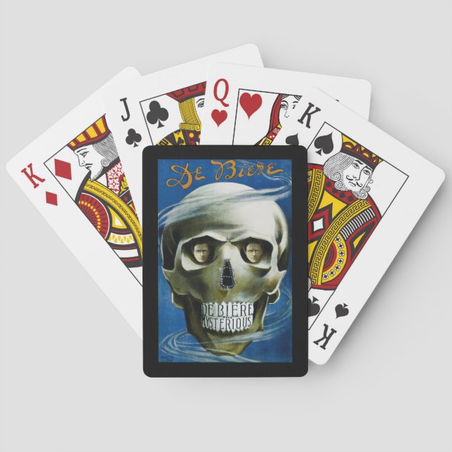 De Biere the Mysterious Poker Cards (Back)
