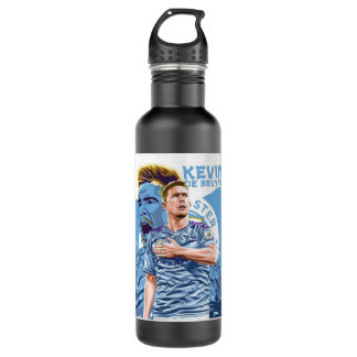 de Bruyne - Kevin de Bruyne Poster Stainless Steel Water Bottle