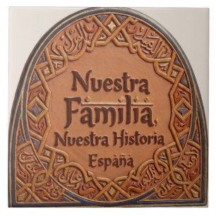 De Cerámica Artesanal: "Nuestra Familia, Nuestra H Ceramic Tile