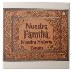 De Cerámica Artesanal: "Nuestra Familia, Nuestra H Ceramic Tile