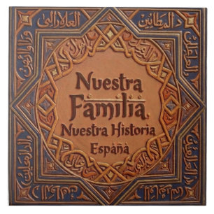 De Cerámica Artesanal: "Nuestra Familia, Nuestra H Ceramic Tile